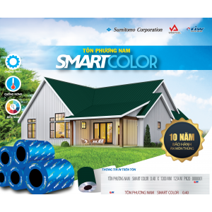 TÔN  MÀU SMART COLOR PHƯƠNG NAM - “SMART COLOR” Sự lựa chọn hoàn hảo.